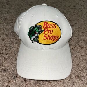 white bass pro shop hat